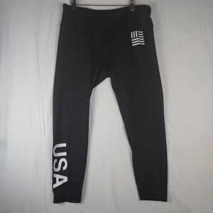 The North Face USA Graphic Leggings Women’s XL Black Full Length